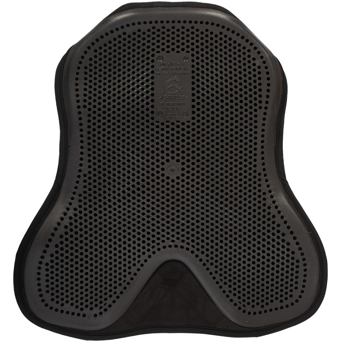 2026 Acavallo Siège Standard Sauveteur Saut Classique Gel-Out Dri-Lex 10mm AC520 - Black